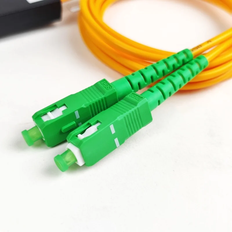 FTTH ABS Box FBT 1x2 Splitter Fiber Coupler Fiber Connector Factory Supply  Fiber Optic SC/APC High Quality 1*2 3G 4G WIFI