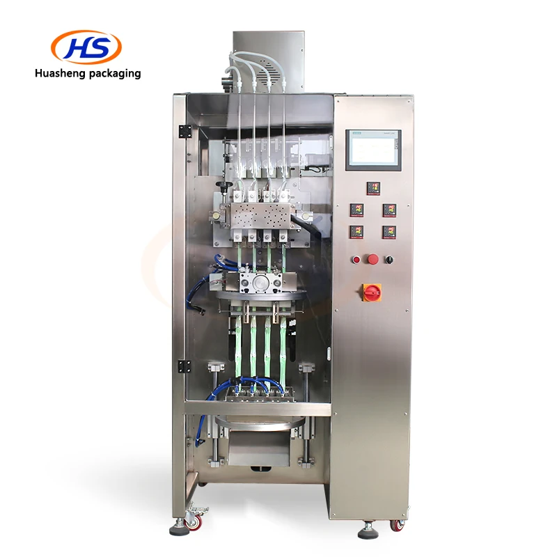 Multi functional sachet 4 lane packing machine tomato paste packing machine liquid sachet packing machine