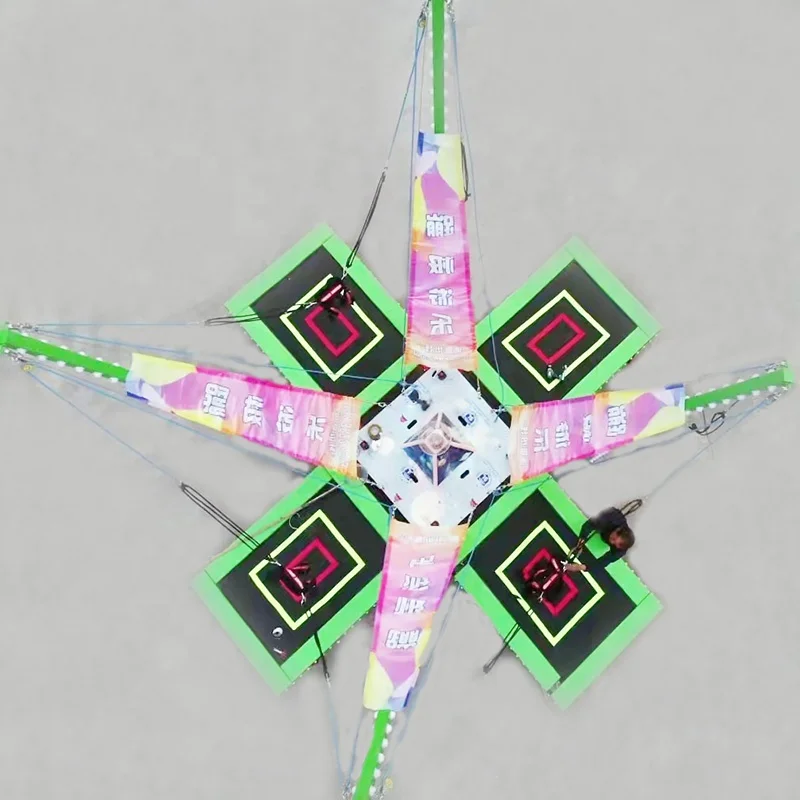 Custom Movable and Foldable 4-Person Colorful Lights Bungee Trampoline Factory Sales Promotional Price Jumping Bungee for Kids