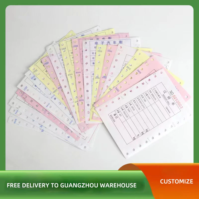 Wholesale 9-1/2x5-1/2 Inches 2 Part  Margin Perforated 2000 Sheets Plain Continuous NCR Computer Paper
