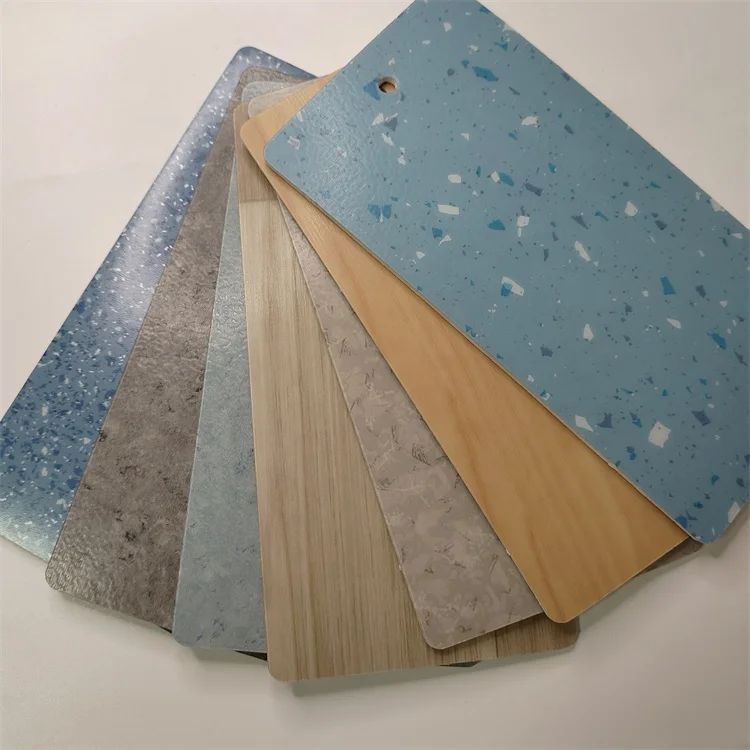 2mm Waterproof Hospital PVC Plastic Roll Homogeneous Flooring Vinyl Floor