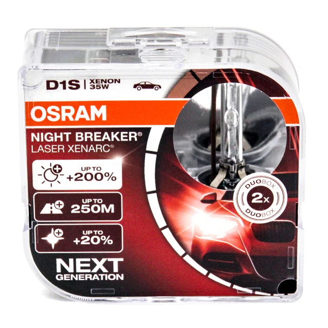 OSRAM D1S Xenon Hernia Lamp 12V Night Breaker Laser Next Generation Super Bright Car Headlight Original HID 35W (2