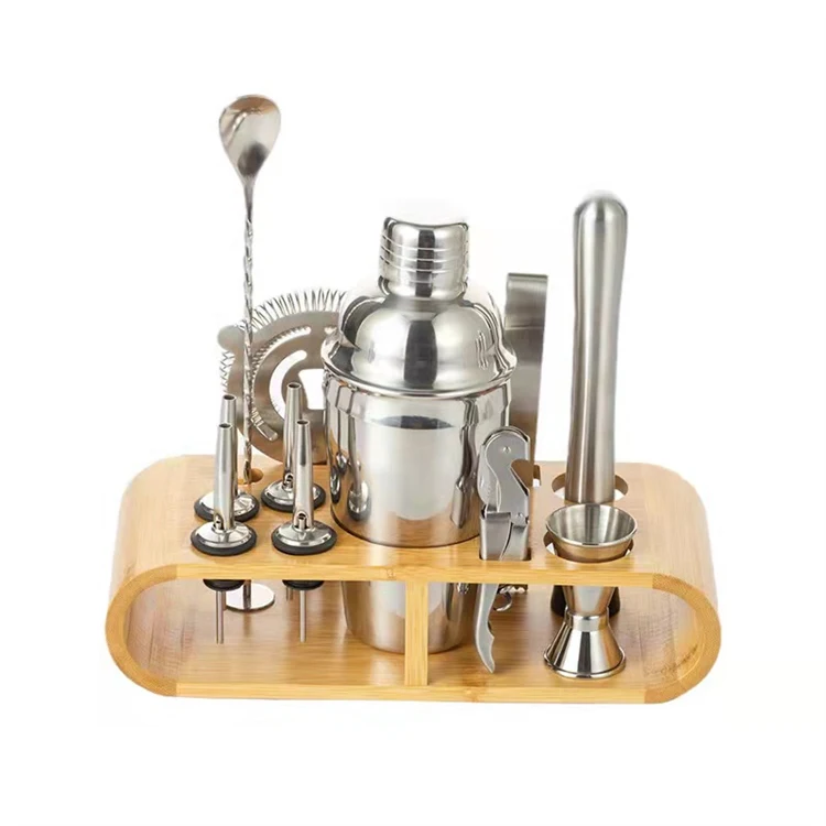 12 Pcs Set Hot Sale Bartender Set Bartender Kit Professional With Bag