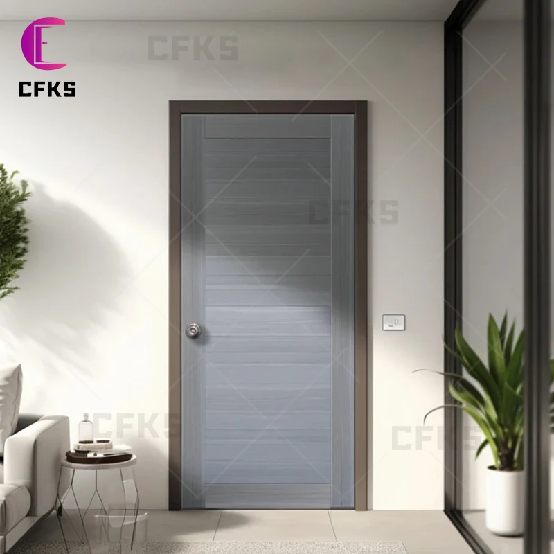 Exquisite Design For you PVC Door Personalized Low Price Beveled Wood Doors For Bedroom Living room
