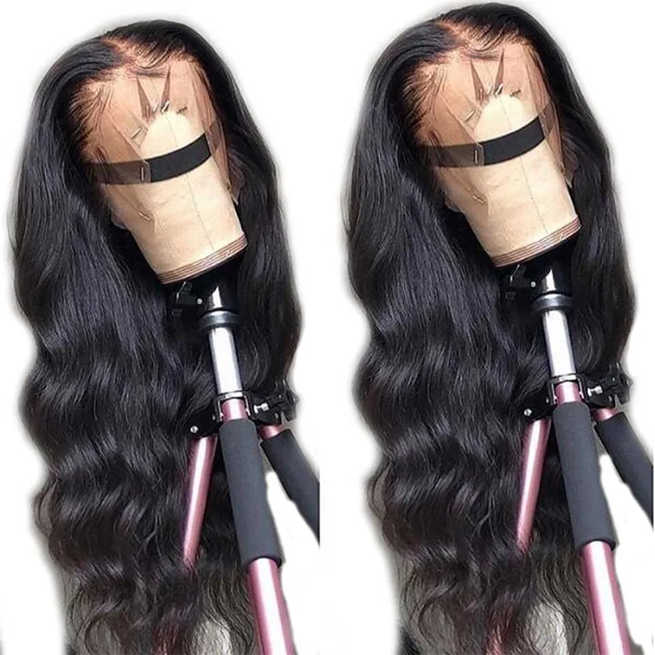 Cheap Transparent HD Swiss Lace Wig Vendors Real Brazilian Virgin Cuticle Aligned Hair Body Wave Front Lace Wig Glueless 13x6