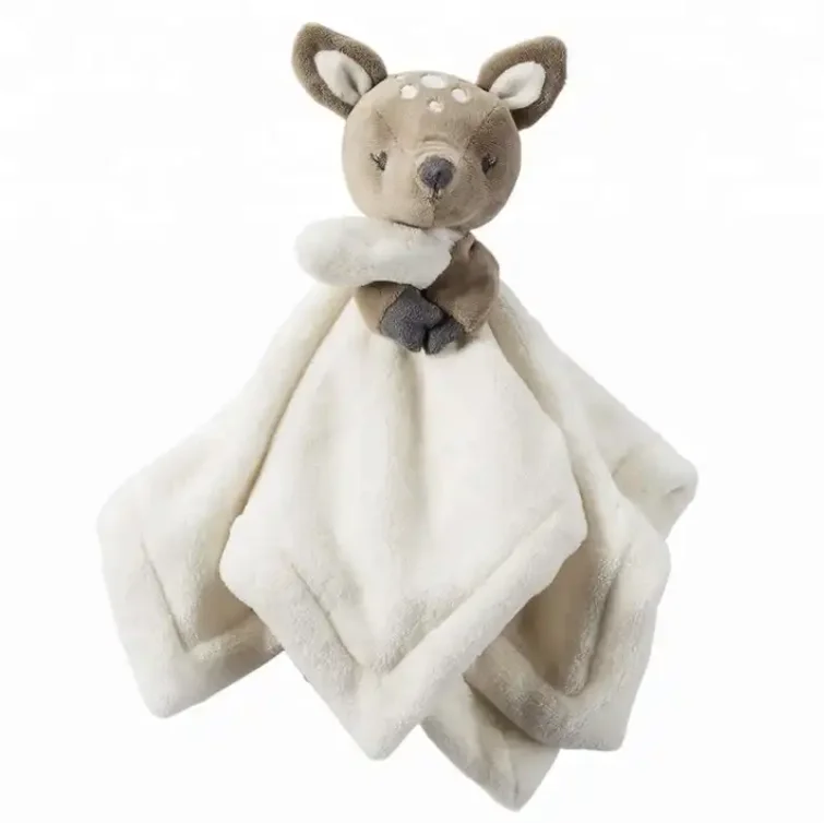 Baby Toys Stuffed Animal Super Soft Plush Soothing Sensory Monkey Security Baby Blanket Towel Infant Fabric baby towel Newborn