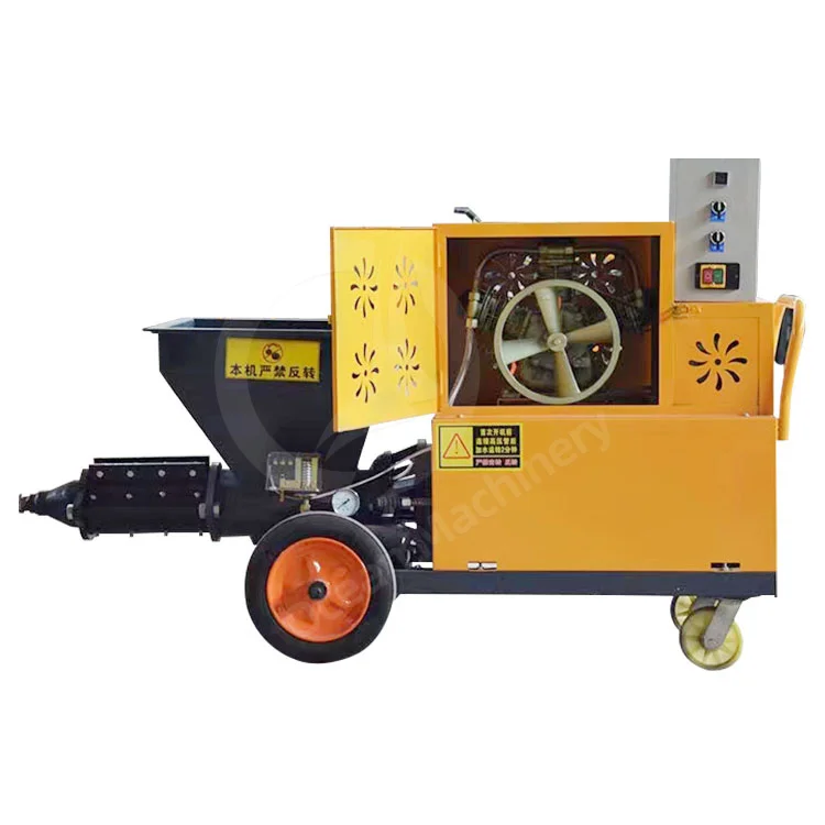 Automatic Mechanical Mini Construction Mortar Sprayer Spray Plaster Machine Price in India