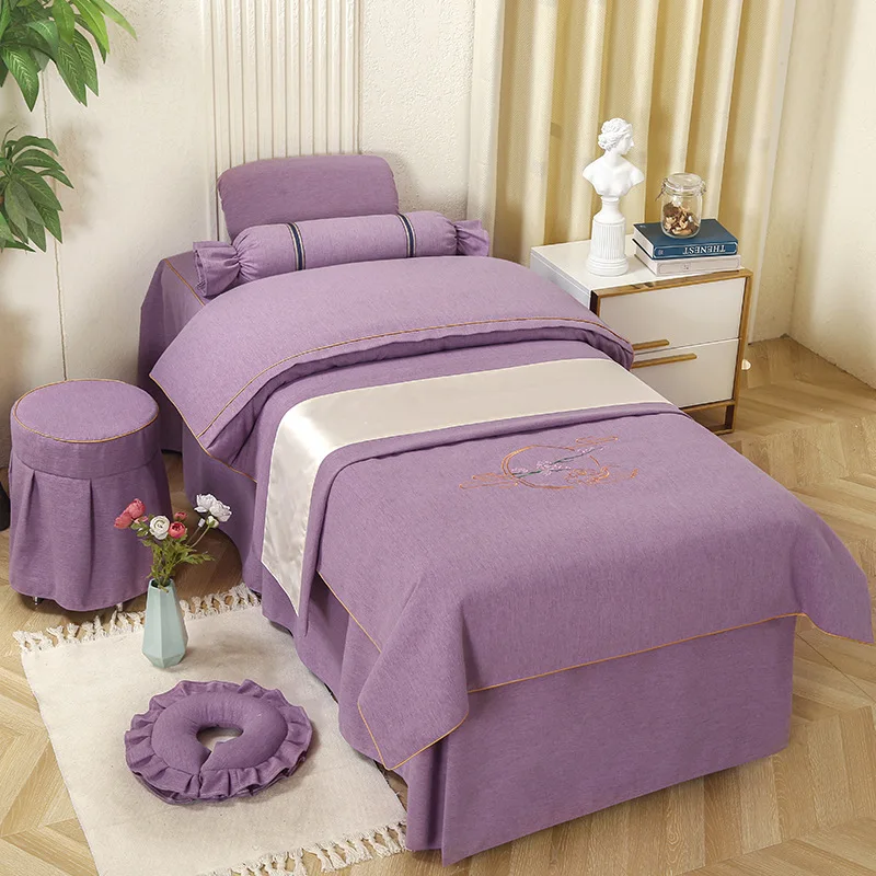Brushed 100% micro polyester massage tables & beds table sheets