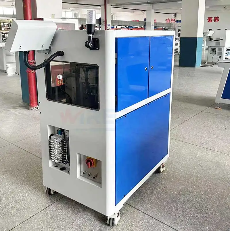 CB-T15 Nylon braid race hose automatic cutting and tape wraping machine