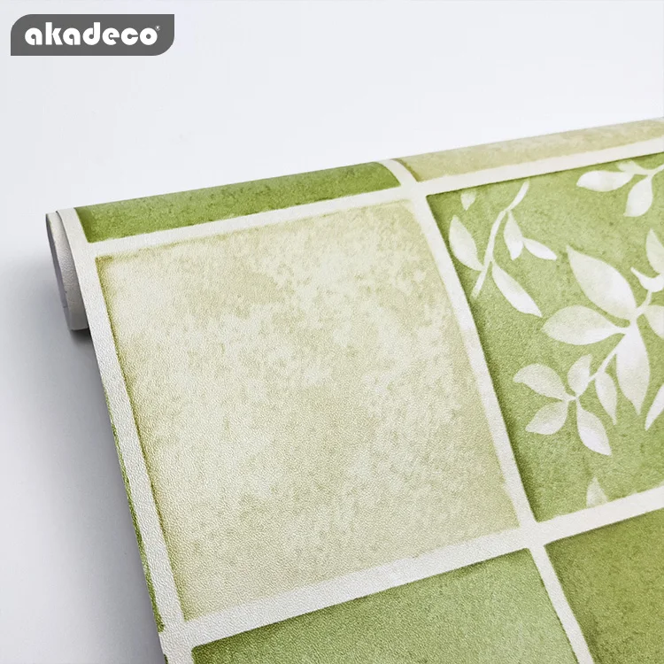 New Arrival akadeco waterproof  pvc brick self adhesive film pvc brick color contact paper vinyl paper used for wall