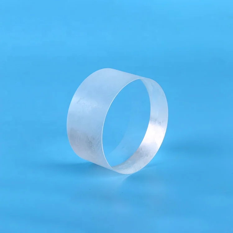 Manufacturer Heat Resistant clear fused sheet silica round wafer glass quartz plate