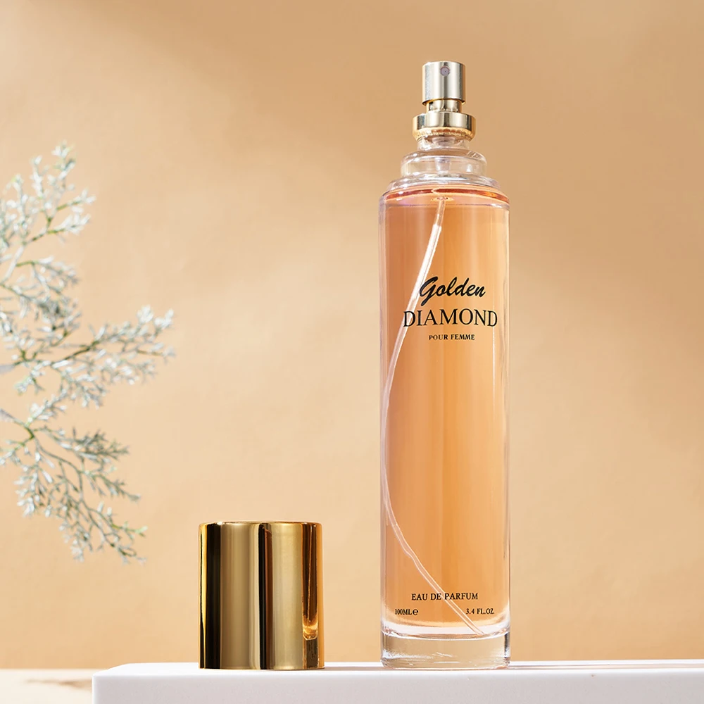 Lovali 100ml Women Perfume Hot Sell Long Lasting Golden Diamond Fragrance