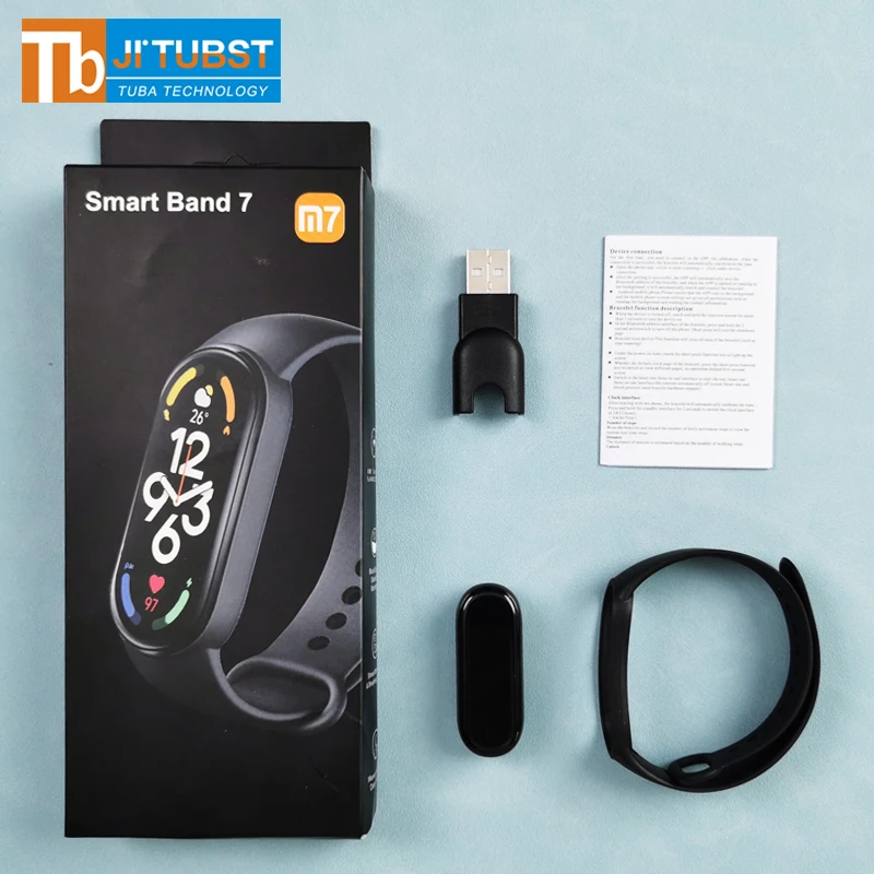2022 Popular Mi Band 7 Smart Watch men mens M3 M4 M5 M6 M7 Fitness smart band Mi Bracelet Smartwatch M7