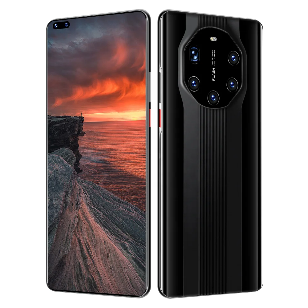 Модный мобильный телефон Amazon 4G Mate40RS 7 2 дюйма Android MTK6889 6 ГБ ОЗУ + 128 Гб ПЗУ две SIM-карты LTE 5800 мач