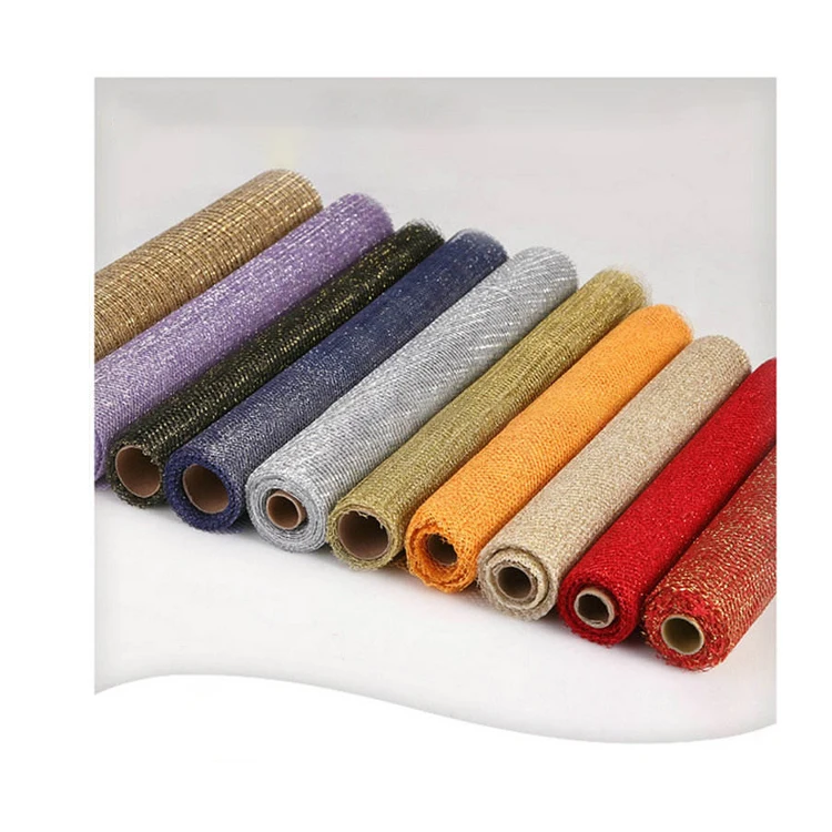 Ordinary nylon mesh wall decorations for flower packaging