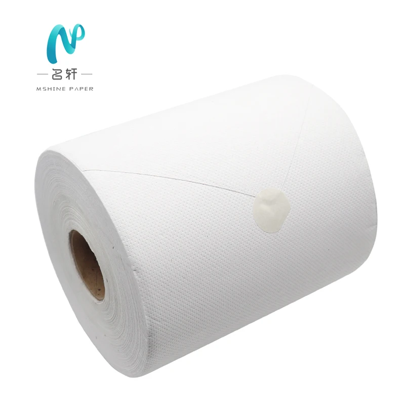 Hangzhou MingXuan Wholesale Custom High Quality Roll 18-20cm 2 Ply Roll Towel Paper