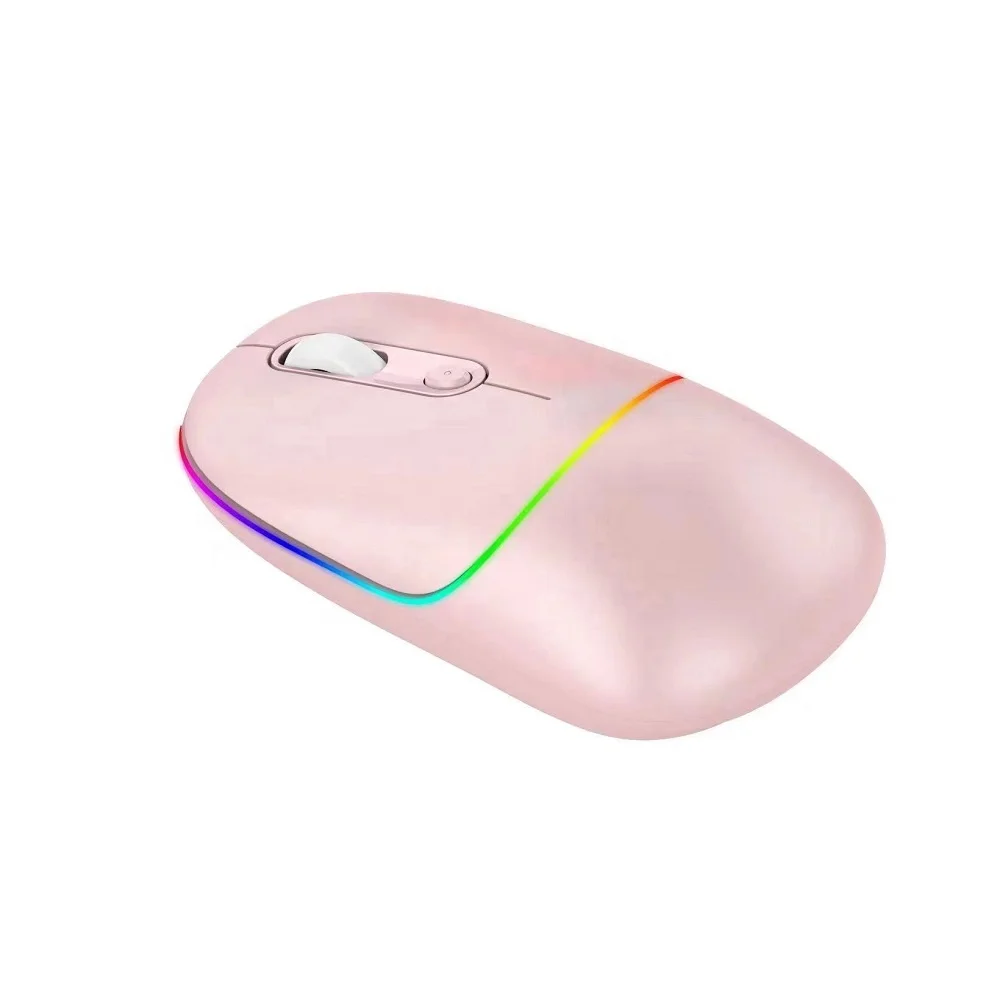 Qiyu 2.4ghz wireless optical bluetooth 5.0 3.0 RGB high dpi mouse for computer