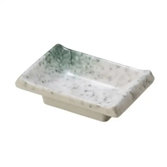 Sauce Dish Plate Melaminel Square Rectangle Green Pattern Plates Melamine Japanese Izakaya Sauces Plate