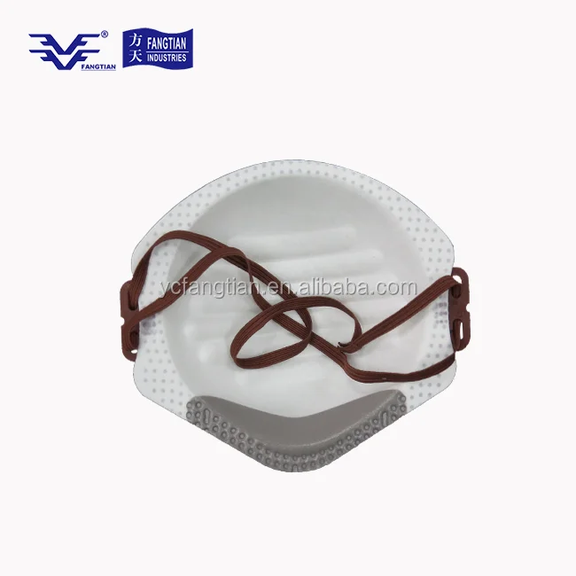 High quality nonwoven protective dust mask N95 respirator with adjustable earloop