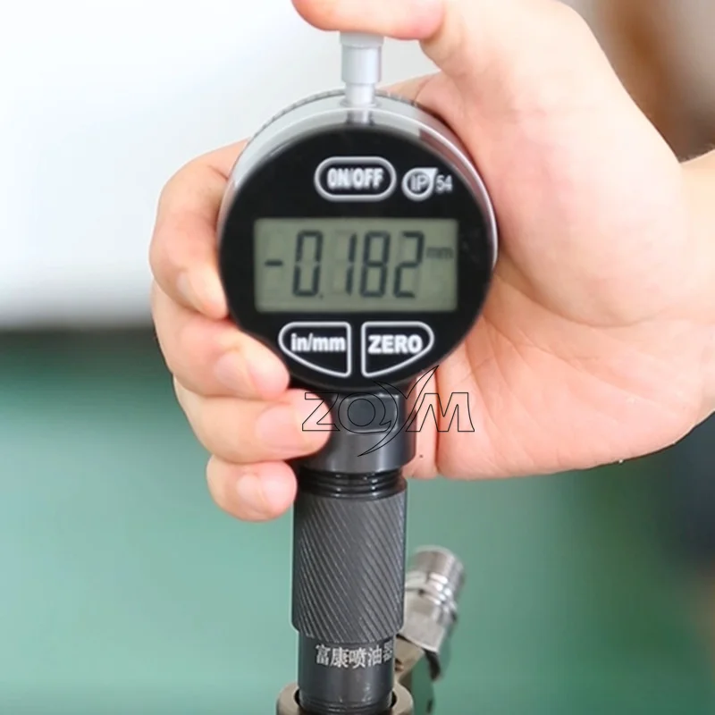 ZQYM Dial indicators 0-12.7mm 0.001MM Micron Digital Dial Gauge Injector Measuring Tool Dial Indicator