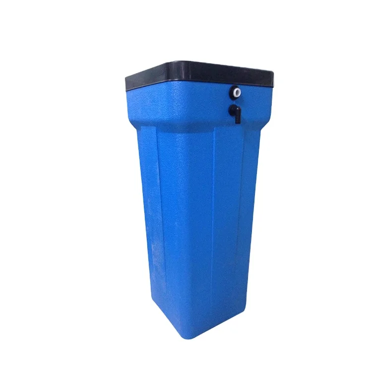 Canature Huayu OEM Square PE Plastic Salt Brine Tank 70L for Water Softener
