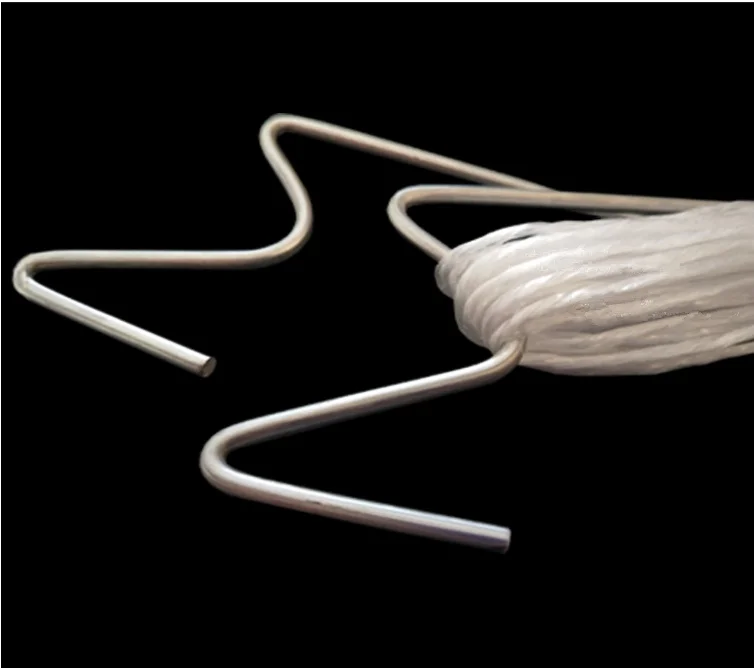 Hot Sale Greenhouse Galvanized M Tomato Roller Hanger Growing Wire Steel Hook Clip with Twine