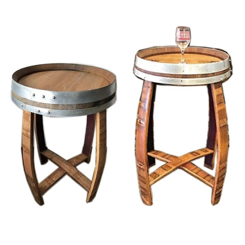Oak barrel furniture wooden wine barrel table whiskey furniture