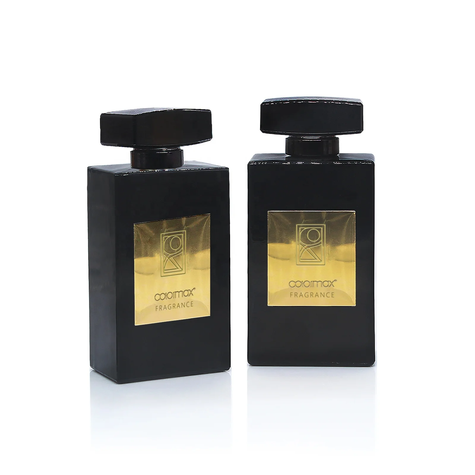 Hot sales square flat round shape cosmetic glass spray perfume bottle perfume bottle packaging perfume bottles 100ml glass