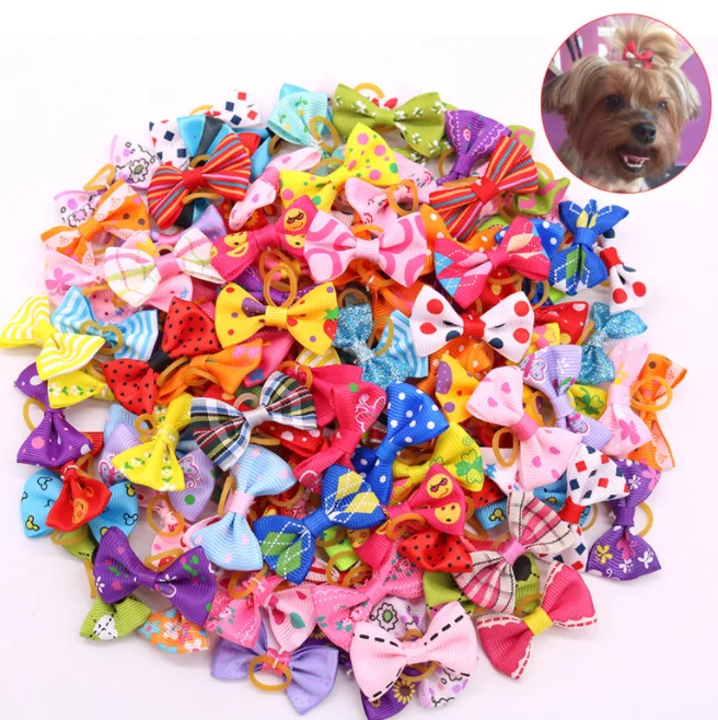 Cute Dog Hair Accessories Hair Accessories Set For Dogs Wholesale Pet Hair Decoration