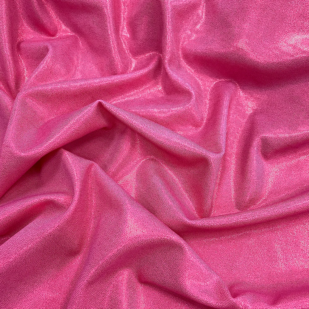 China Wingtex spandex dance wear leggings nylon holographic silver foil print fabric