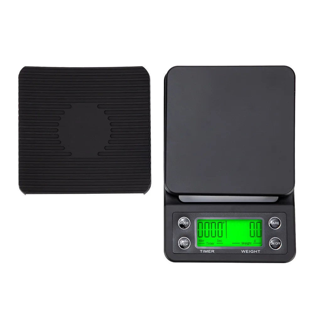 Whole Portable household 3kg 5kg 0.1g espresso weighing balance kitchen cafe digital coffee scale