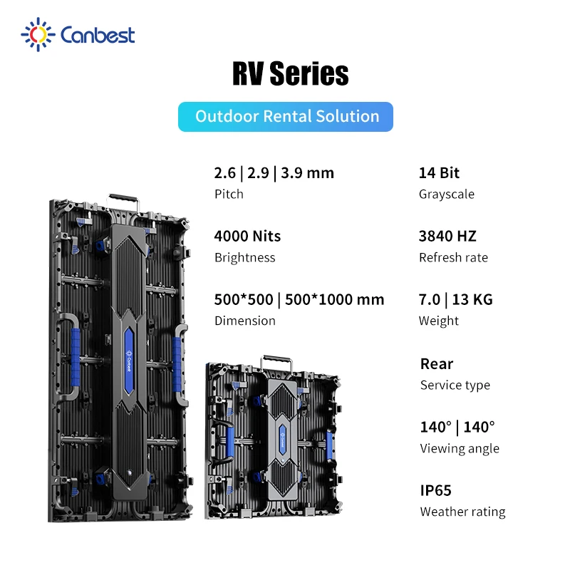Full Color P481 P391 Pitch 4Mm 500*1000 Led Video Wall Rental Display Screens Stage P4 Background P4.81 Outdoor Panel Screen