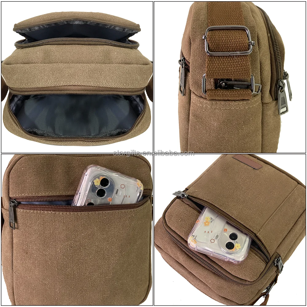 #1 Best Reviewed In USA China Alibaba Online Shopping Supplier Maker Shoulder Sling Cross body Bag for Man