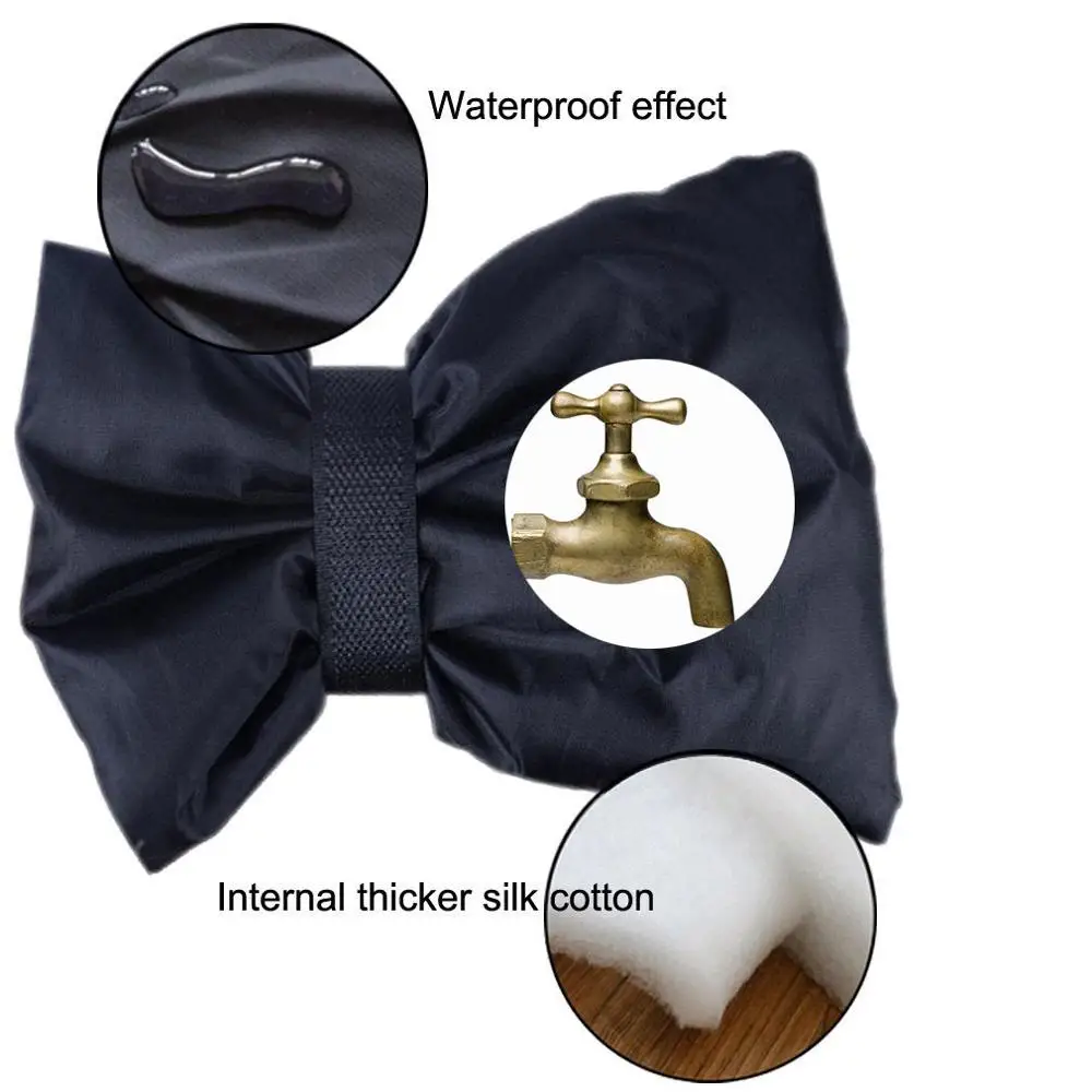 Enlarge Outdoor Faucet Cover for Winter Faucet Protector Fit for Wall Faucets Outside Waterproof Insulated Spigot Cover