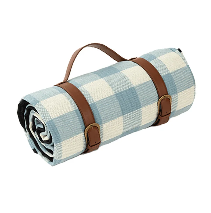  200*200 см Открытый складной Анти-скольжения большой Picnic Blanket с кожаным повязки для пикника на открытом воздухе пляжа