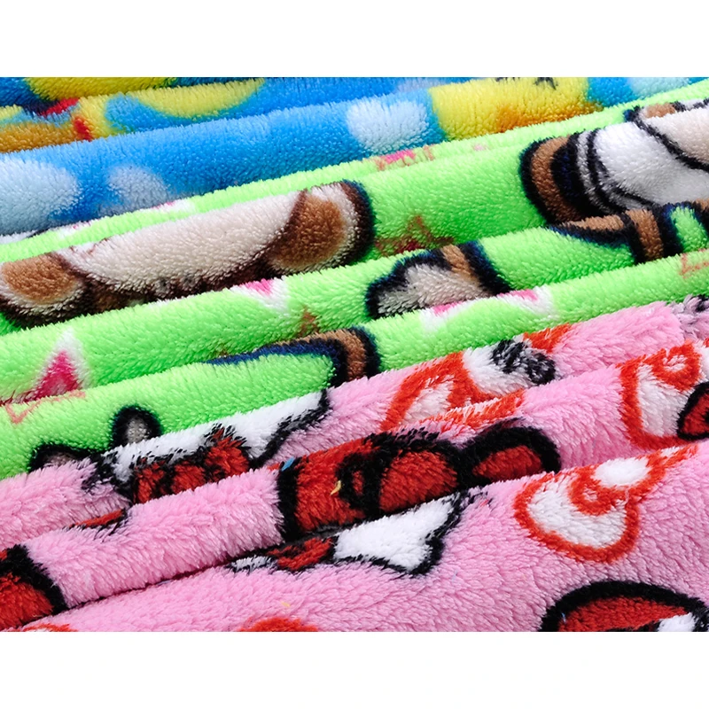 Уточное Вязание печать Вельветовая/Shu ouma, бархатная ткань для пижамы и одежда