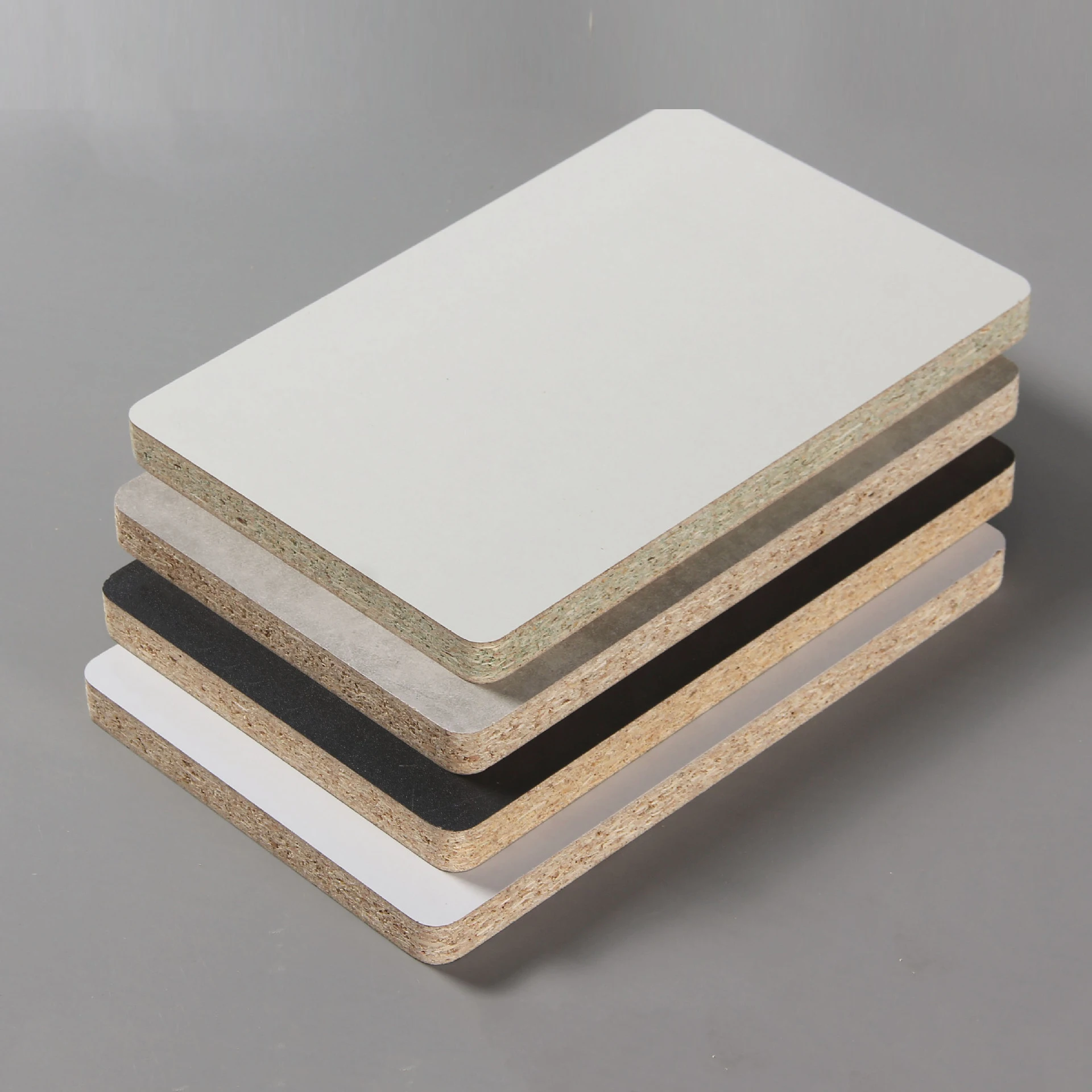 6mm 10mm 12mm 16mm 18mm 1220mmx2440mm white melamine faced chipboard MFC  flake boards prices from china manufacturer