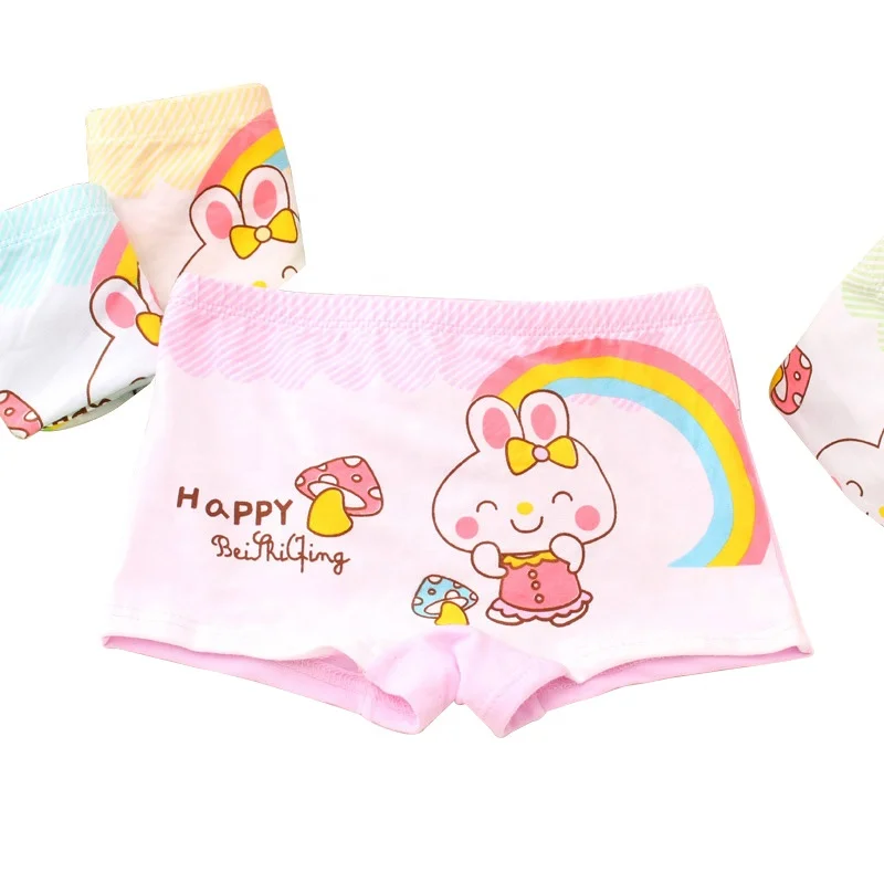 Fashion Fuchsia Color Yellow Color 6 Years Age Girls Underwear