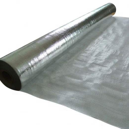 Woven fabric aluminum foil lining insulation radiation reflection barrier moisture-proof fabric