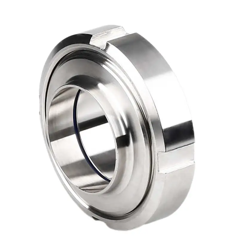 FG 3A DIN Stainless Steel 304 316  German standard welded loose joint health grade round external thread by any loose joint