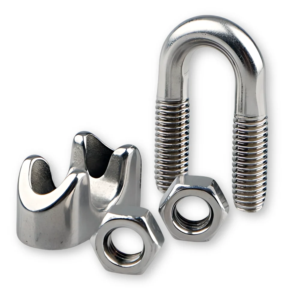 Adjustable Chain 304 Stainless Steel Rigging Hardware Wire Cable Wire Rope Clip Clamp