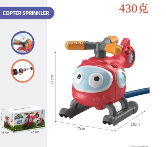 summer crazy water toy spray outdoor sprinkler game toys for kid helicopter