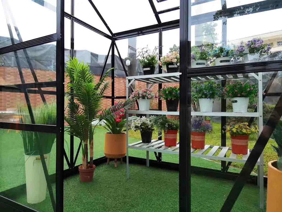 Modern Design Used Aluminum Greenhouse Mini Greenhouse Indoor Single Span Greenhouse Polycarbonate Sunroom