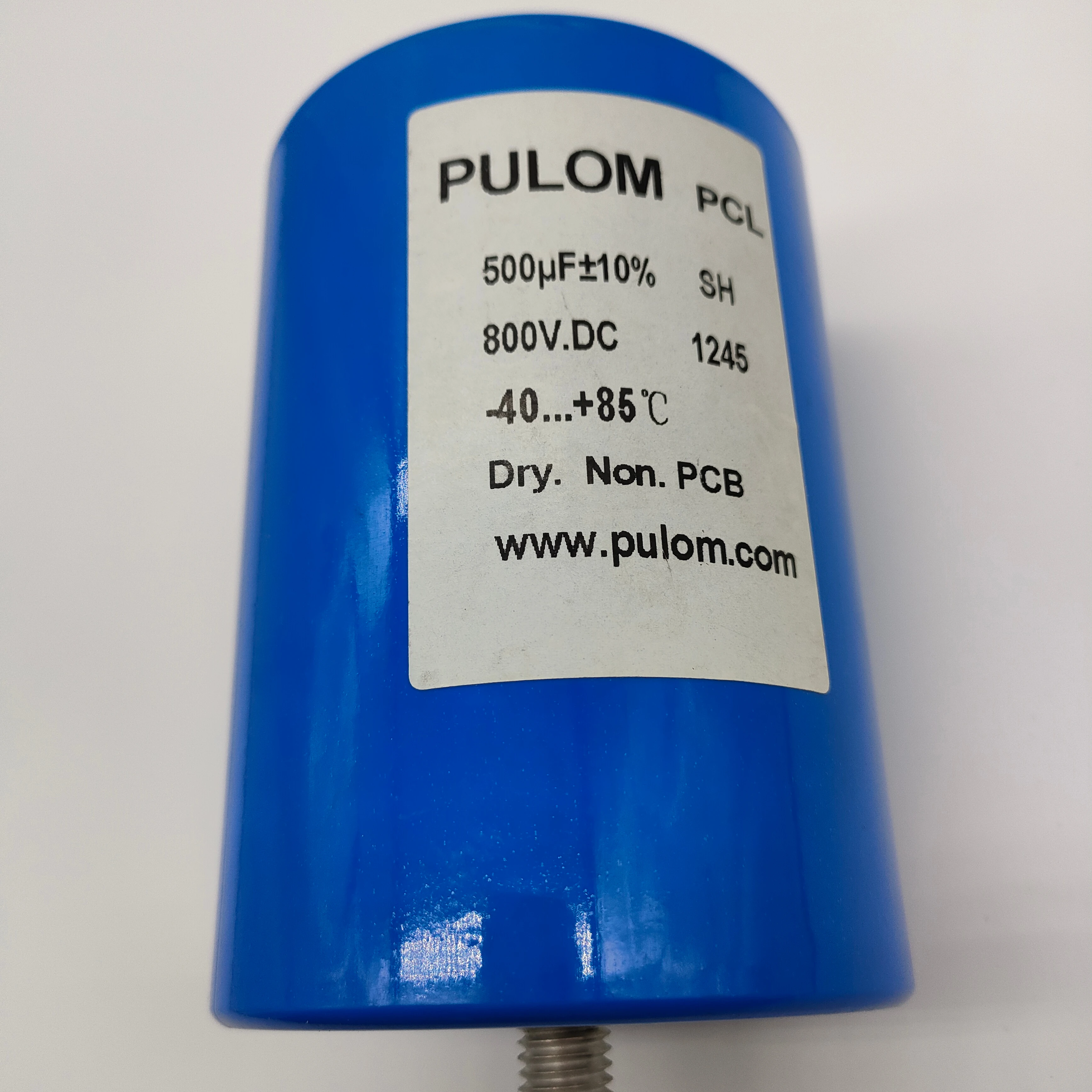 PULOM PCL series DC link large capacitors with high capacitance and heavy current for DC filtering and energy storage 800V 100uf