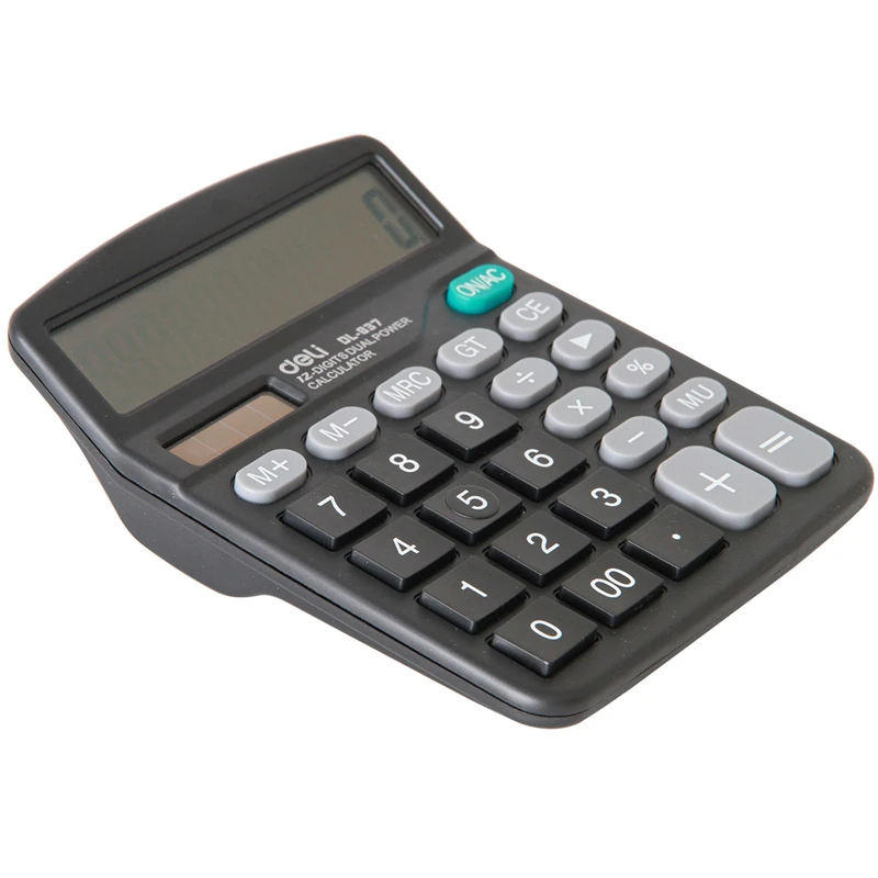 
Wholesale Custom Supply Multifunction Solar Power 12 Digit Economic Office Calculator 