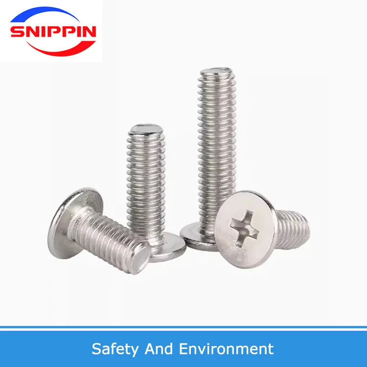 M1 M1.2 M1.4 M1.6 M2 M2.5 M3 M4 M5 M6 M8 304 Stainless Steel  Cross Phillips Ultra Thin Super Low Flat Head Screw Bolt