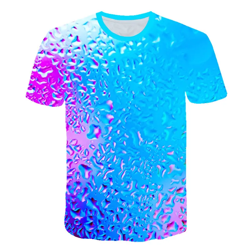2021 new fashion men's compass 3D printing T-shirt summer 3D T-shirt short sleeve