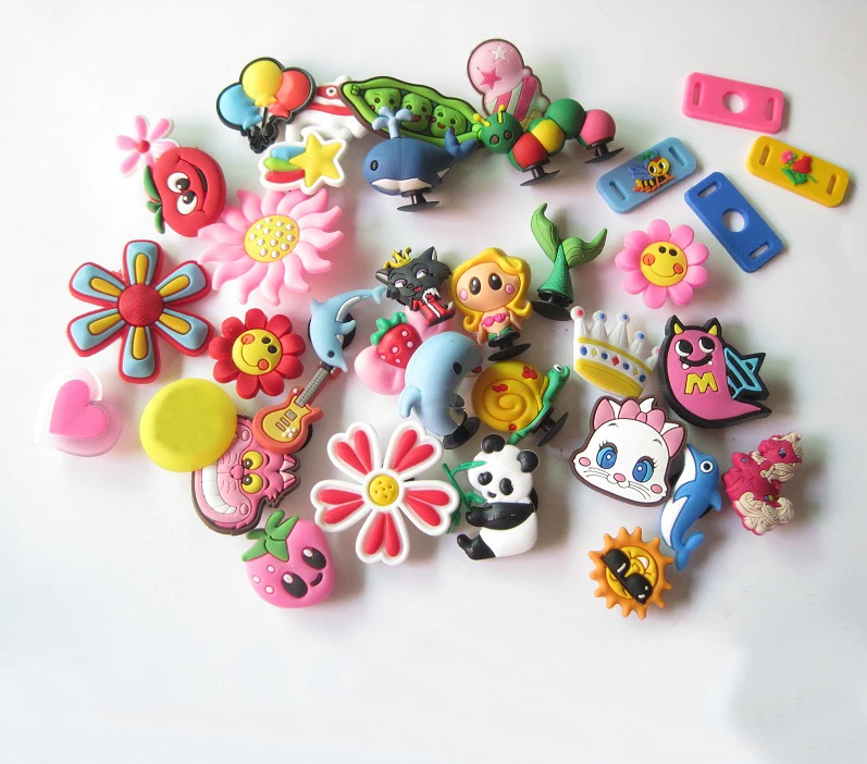 stock Beach hole sandal slipper  shoe clog shoe pvc shoe charm accept custom