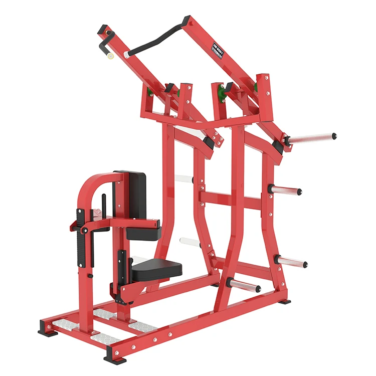 High Quality Commrcail Gym Equipment Plate Loaded Iso-Lateral Front Lat Pulldown