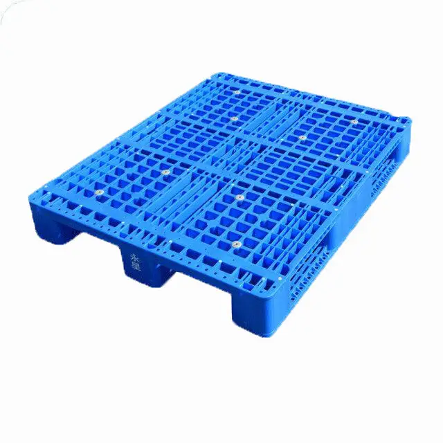 Hdpe Heavy Duty Euro Reinforced Flat Feet Plastic Rack Recycled Plastic Pallet For Asrs System